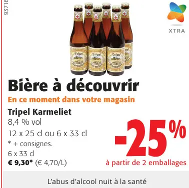 Offre: Tripel Karmeliet