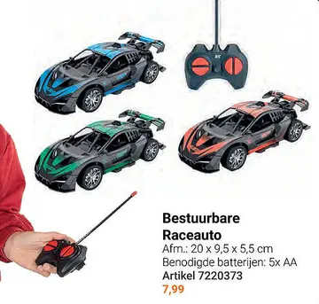 Aanbieding: Bestuurbare Raceauto