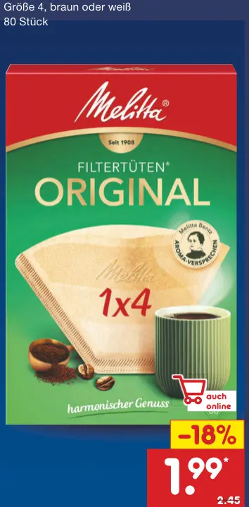 Aanbieding: Filtertüten original