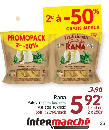 Offre: Pâtes fraiches fourrées