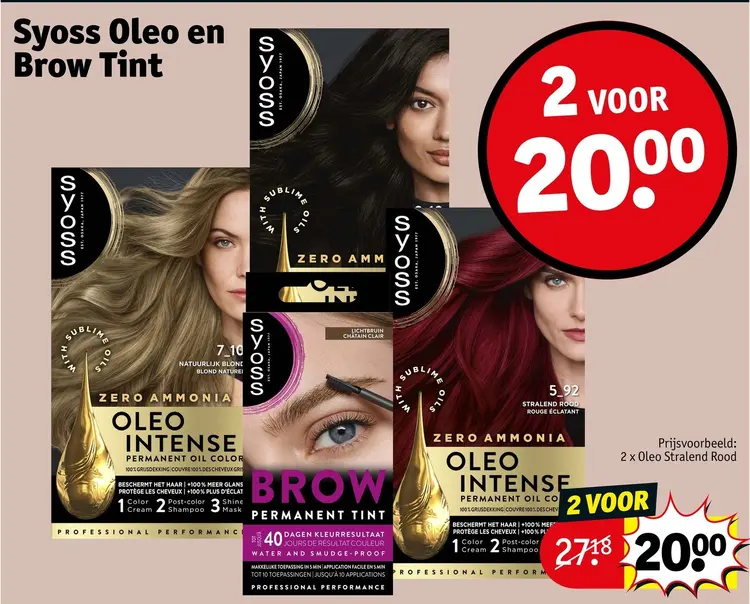Promotie: Syoss Oleo en Brow Tint