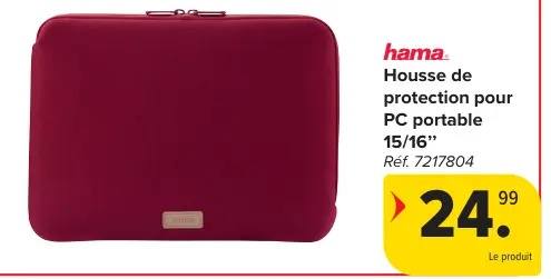 Offre: Housse de protection pour PC portable