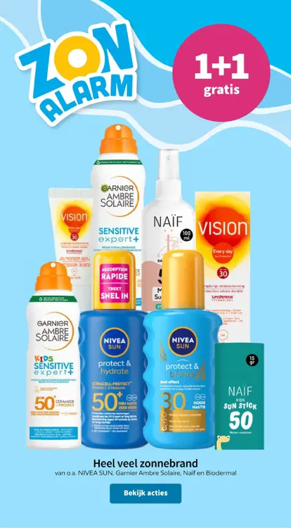 Promotie: Heel veel zonnebrand