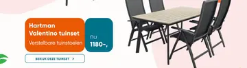 Aanbieding: Hartman Valentino tuinset