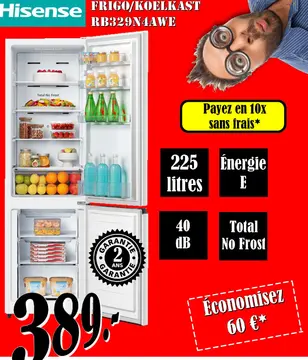 Aanbieding: FRIGO/KOELKAST RB329N4AWE