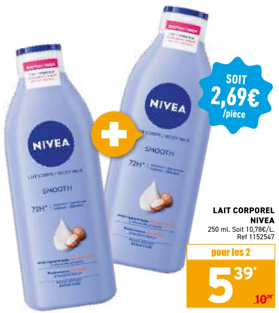 Offre: Lait corporel