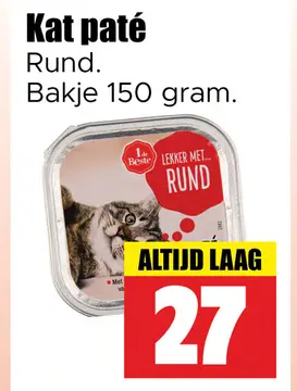 Aanbieding: Kat paté Rund