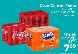 Aanbieding: Coca-Cola en Fanta