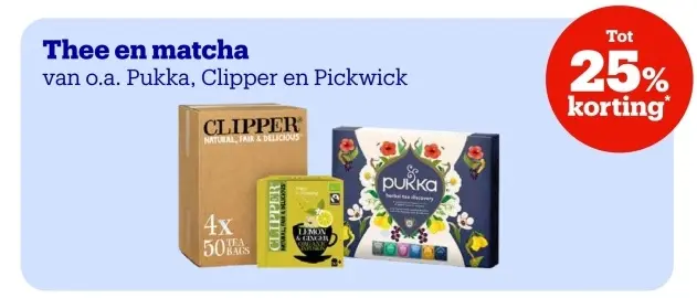 Aanbieding: Thee en matcha
