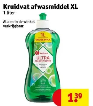 Aanbieding: Afwasmiddel XL