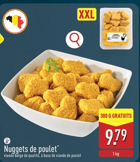 Offre: Nuggets de poulet