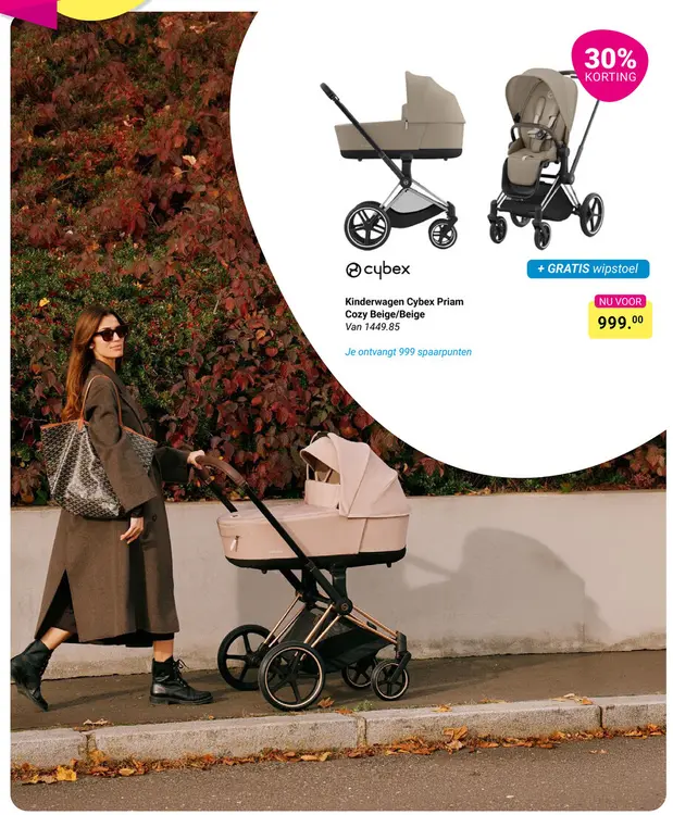 Aanbieding: Kinderwagen Cybex Priam Cozy Beige/Beige
