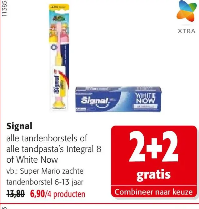 Promotie: tandenborstels of tandpasta's Integral 8 of White Now