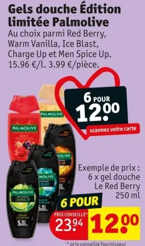 Offre: Gels douche Edition limitée