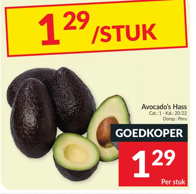 Promotie: Avocado's Hass