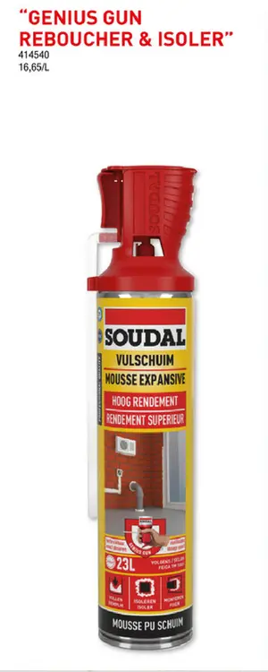 Offre: Genius gun reboucher & isoler