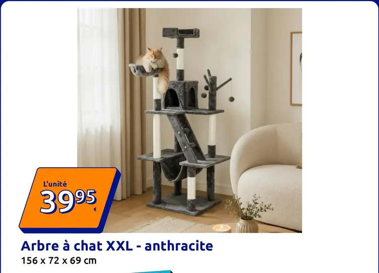 Offre: Arbre à chat XXL - anthracite