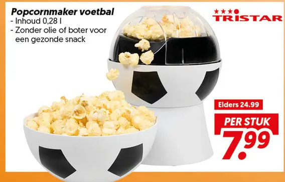 Popcornmaker voetbal
