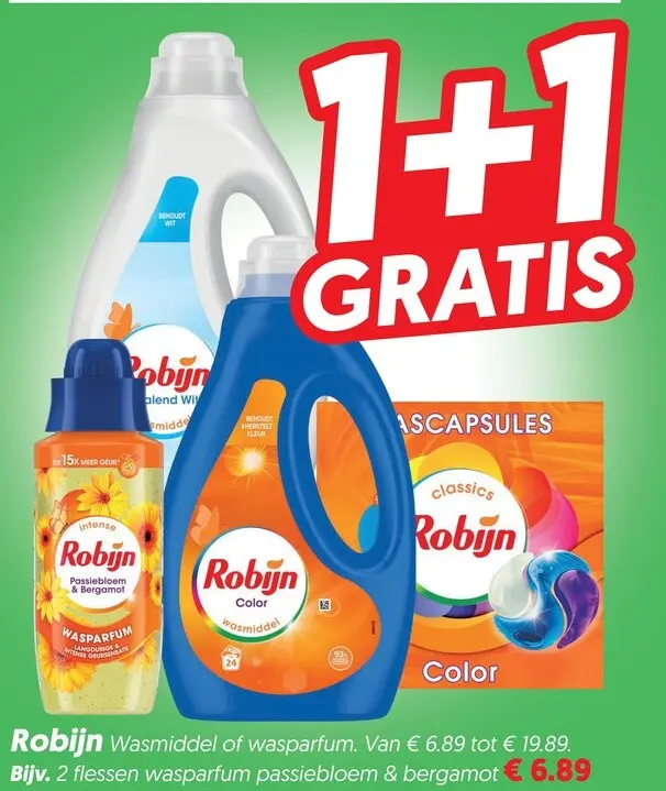 Aanbieding: Wasmiddel of wasparfum