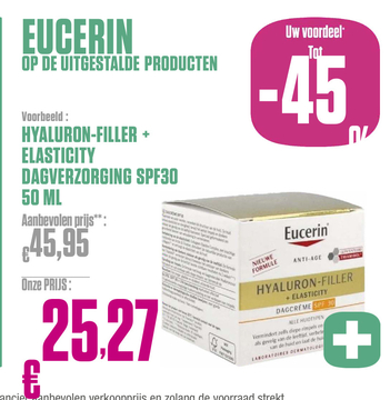 Aanbieding: HYALURON-FILLER + ELASTICITY DAGVERZORGING SP