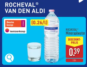 Aanbieding: Rocheval mineraalwater