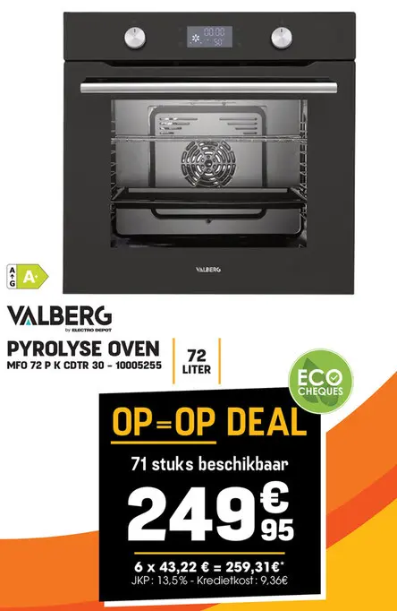 Promotie: Pyrolyse oven