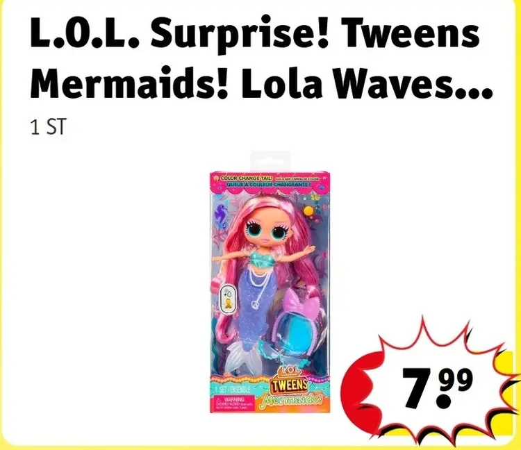 Aanbieding: L.O.L. Surprise! Tweens Mermaids! Lola Waves...