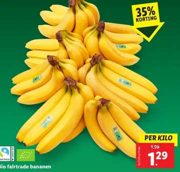 Aanbieding: Bio fairtrade bananen
