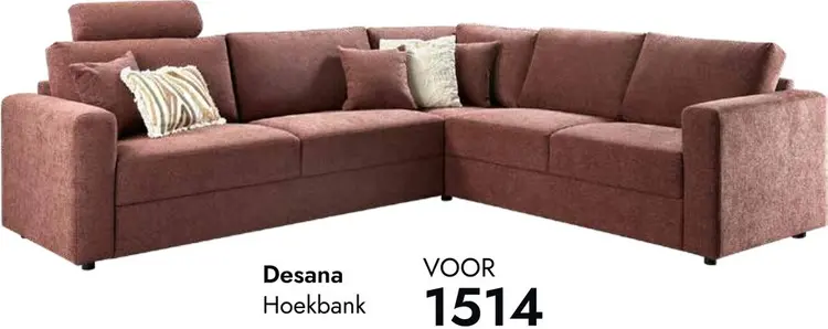 Aanbieding: Desana Hoekbank