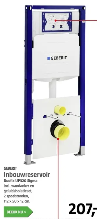 Aanbieding: Inbouwreservoir
