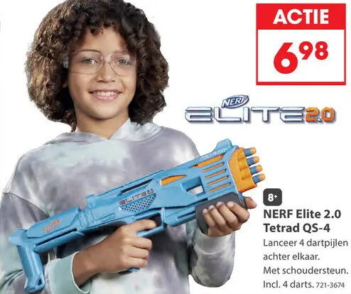 Aanbieding: Nerf elite tetrad