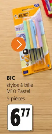 Offre: stylos à bille M10 Pastel
