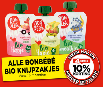 Aanbieding: Alle Bio Knijpzakjes