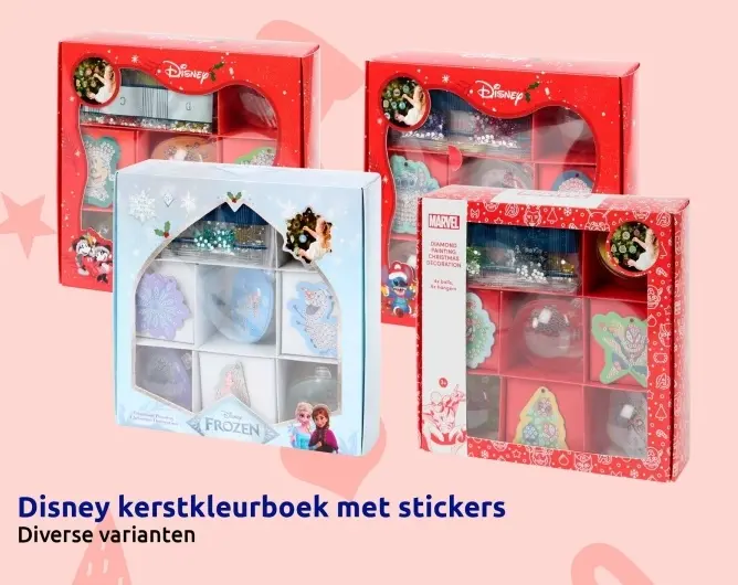 Aanbieding: kerstkleurboek met stickers