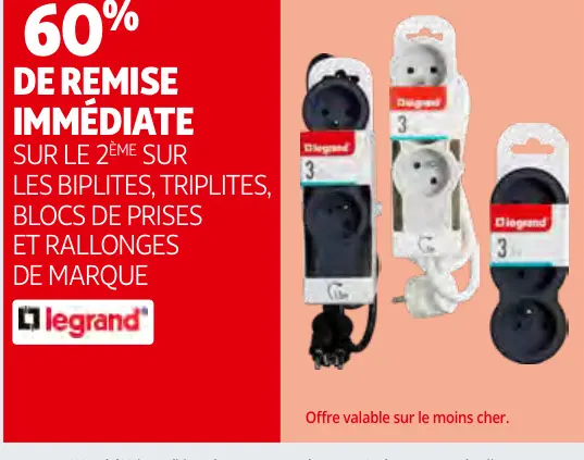 Aanbieding: Biplites, triplites, blocs de prises et rallo