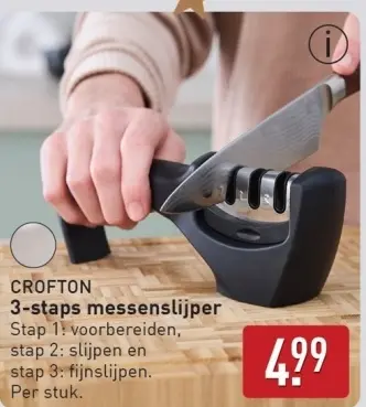 Aanbieding: 3-staps messenslijper