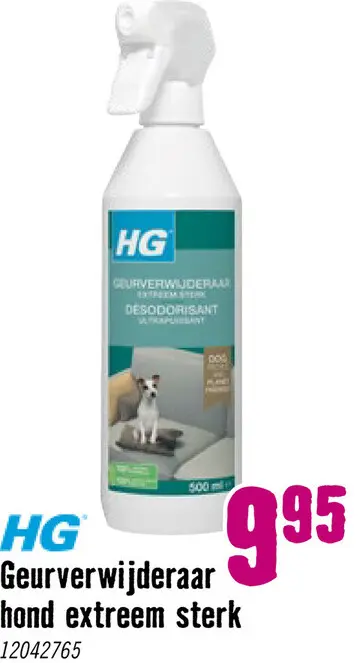 Aanbieding: HG Geurverwijderaar hond extreem sterk 500 ml