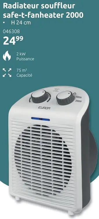 Offre: Radiateur souffleur safe-t-fanheater 2000