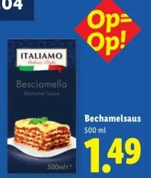Aanbieding: Besciamella Béchamel Sauce