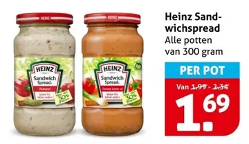 Aanbieding: Heinz Sandwichspread