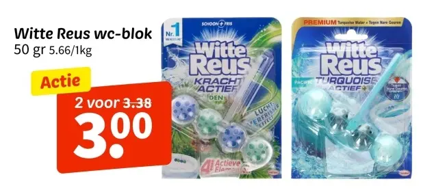 Aanbieding: Witte Reus wc-blok