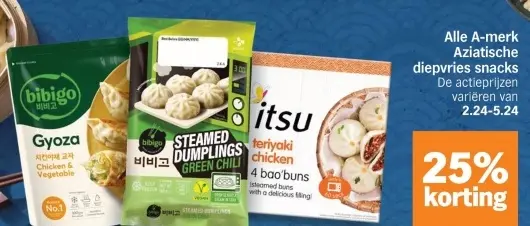 Aanbieding: Aziatische diepvries snacks