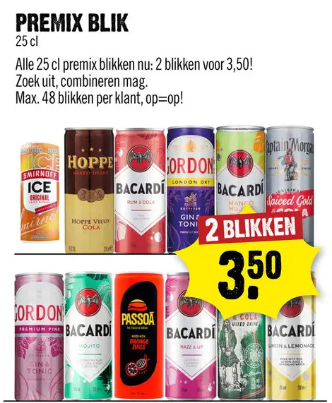 Aanbieding: Premix blik