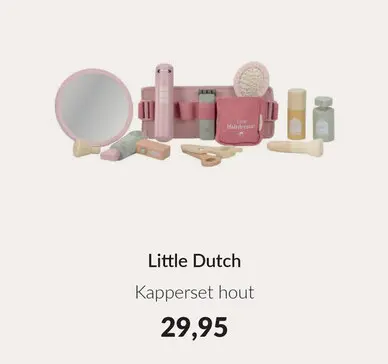 Aanbieding: Kapperset hout