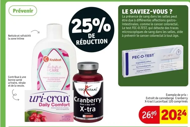 Offre: Extrait de canneberge Cranberry X-tract