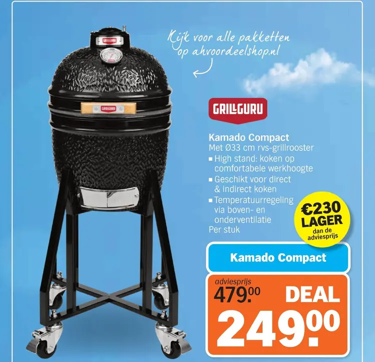 Aanbieding: Grill Guru Kamado Compact