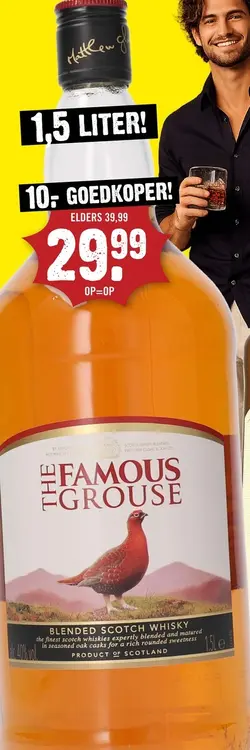 Aanbieding: The Famous Grouse Whisky 150 cl