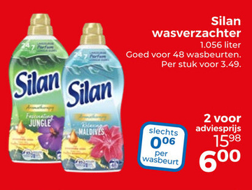 Aanbieding: Silan wasverzachter