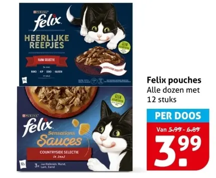 Aanbieding: Felix pouches