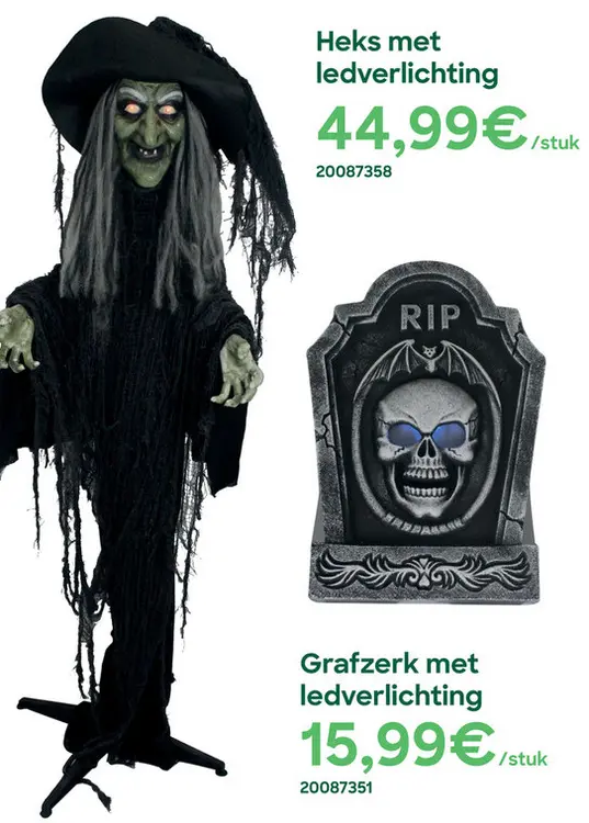 Aanbieding: Heks met ledverlichting